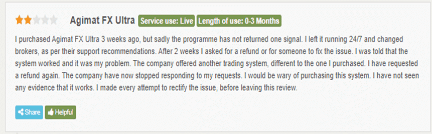 Agimat Trading customer reviews
