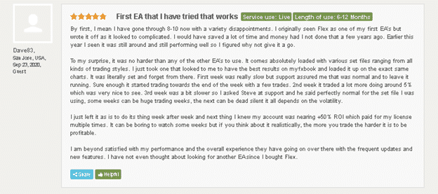 Flex EA customer reviews