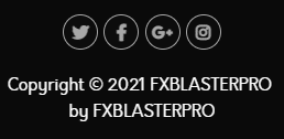 FX Blaster Pro - social network links