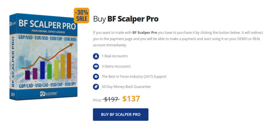 BF Scalper Pro price