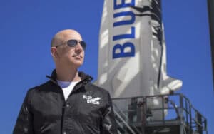 Jeff Bezos to Travel to Space Via Amazon’s Blue Origin Next Month