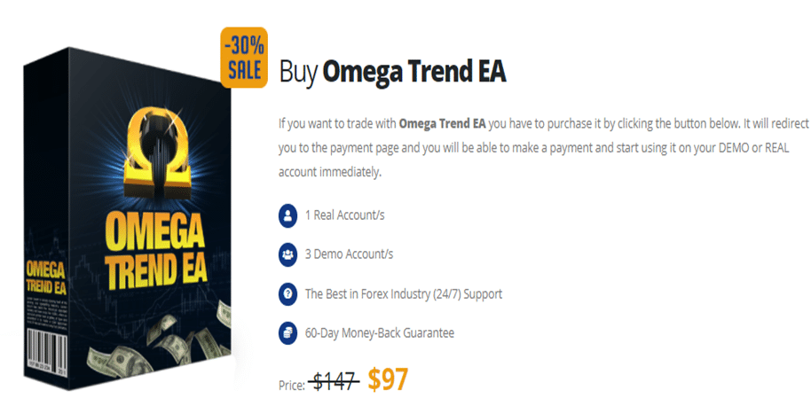 Omega Trend EA price