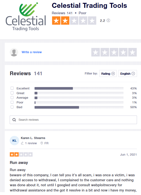 Sirius EA customer reviews