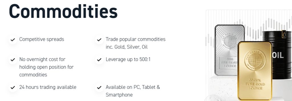 XTB - Commodities