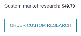 DDMarkets pricing for custom market research.