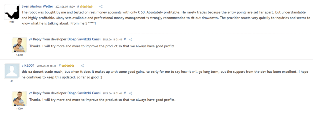 Customer reviews for Dsc Price Action on the MQL5 website.