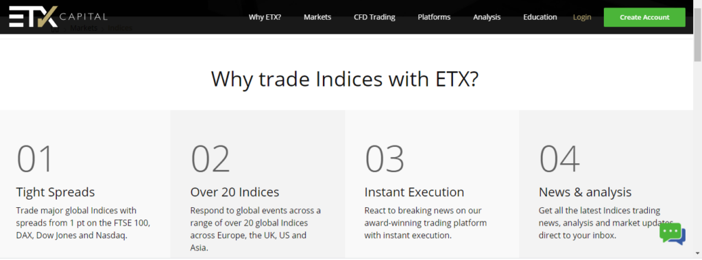 ETX Capital Indices