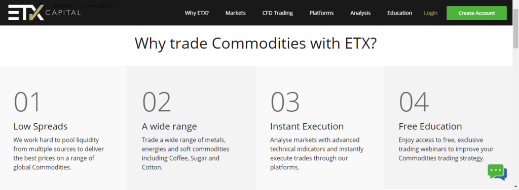 ETX Capital - Commodities 