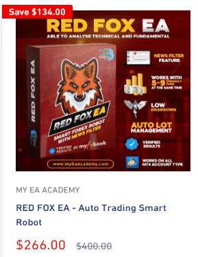 RED FOX EA’s pricing package.