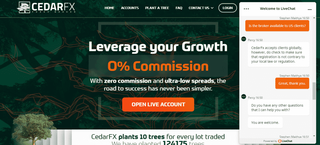CedarFX - Customer Support