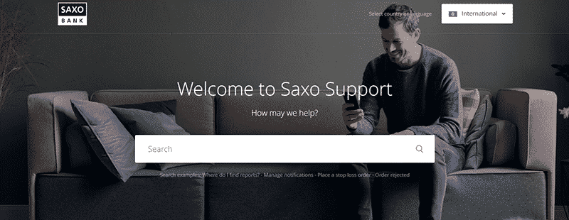 SaxoBank Customer support