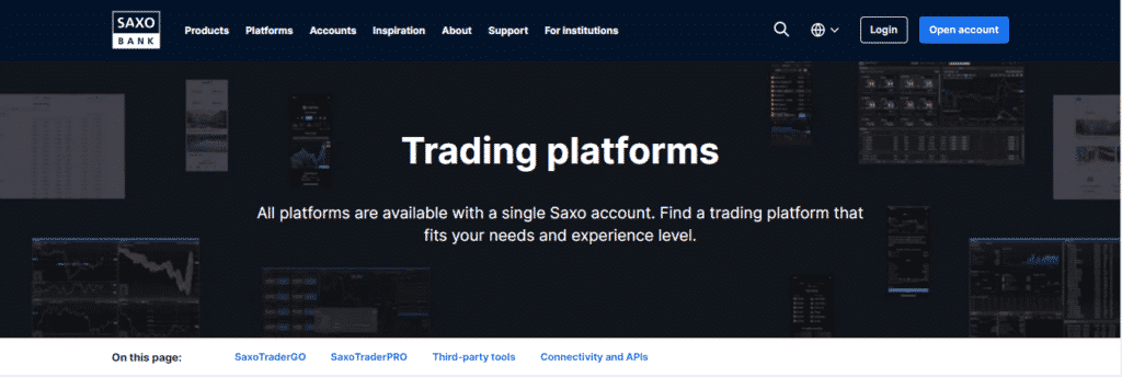 SaxoBank - Trading Platforms