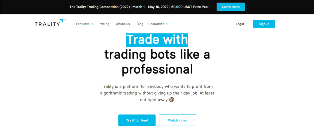 Trality Crypto Bot Review: An Affordable Crypto Trading Tool