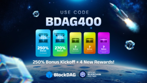 BlockDAG’s BDAG400 Offer Unlocks Bonuses Of Over 250%; Ethereum ETF Inflows Peak & TON Holds Steady