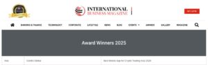 CoinEx Wins “Best Mobile App for Crypto Trading Asia 2025” by International Business Magazine