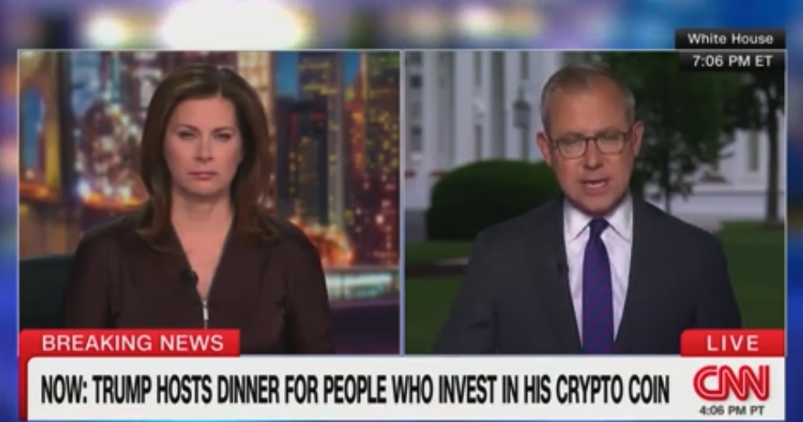 ‘It Has Everything To Do With Enriching Himself’: CNN Reporter Gets Blunt on Trump’s Dinner With Crypto Investors