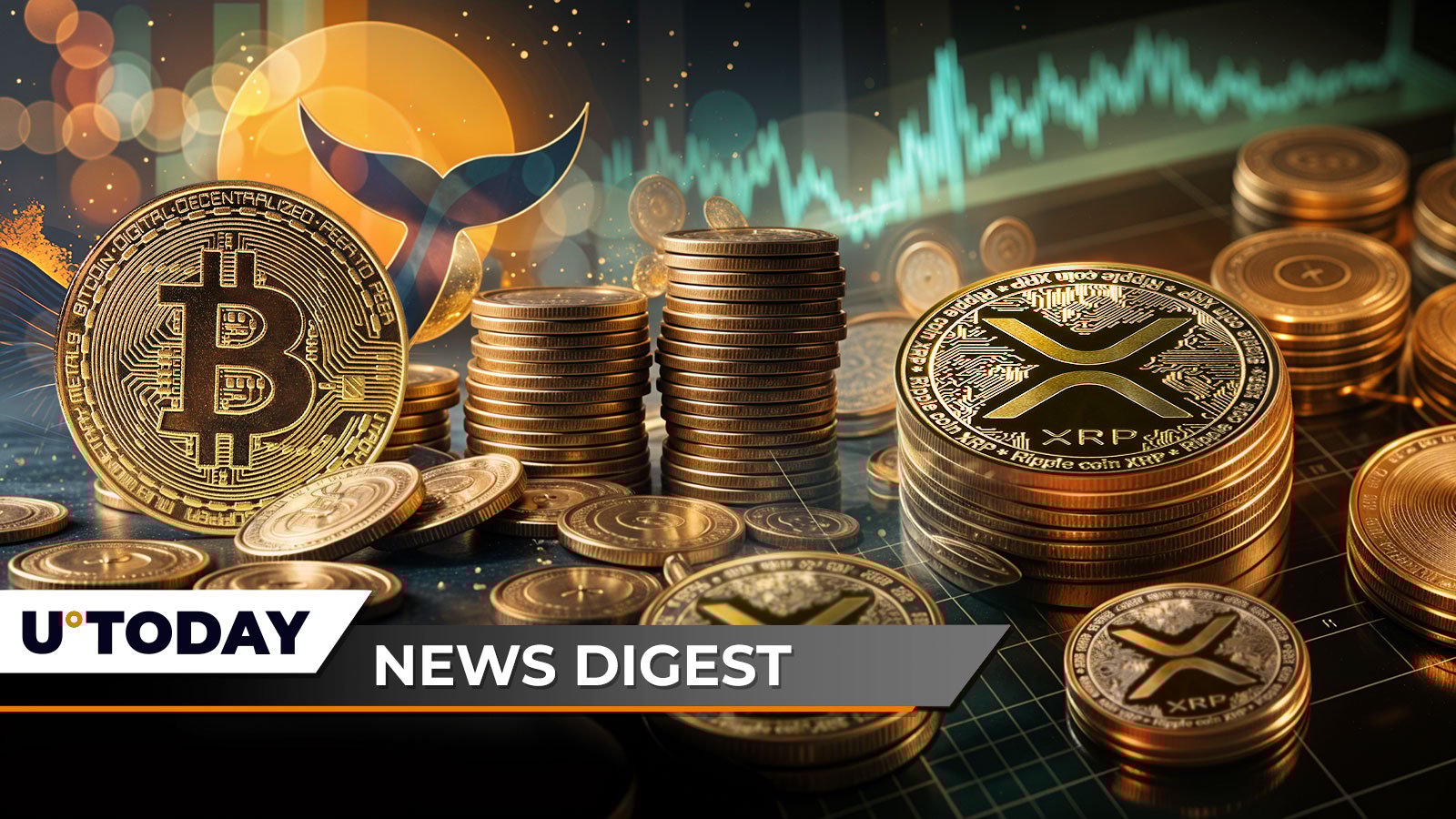 Satoshi-Era Whale Moves $4.77 Billion in BTC, Ultra-Rare XRP Bull Signal Emerges, BlackRock’s Ethereum Bet Brakes All Records: Crypto News Digest