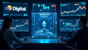 BTC Digital Sets Up $1M ETH Reserve, Shares Jump 14%