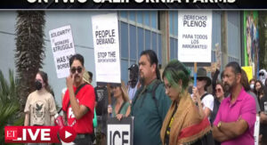 LIVE: Protest in Oxnard after raids on two California farms