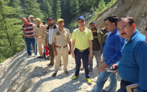 DC Kishtwar inspects restoration work at Naigad Water Supply Scheme