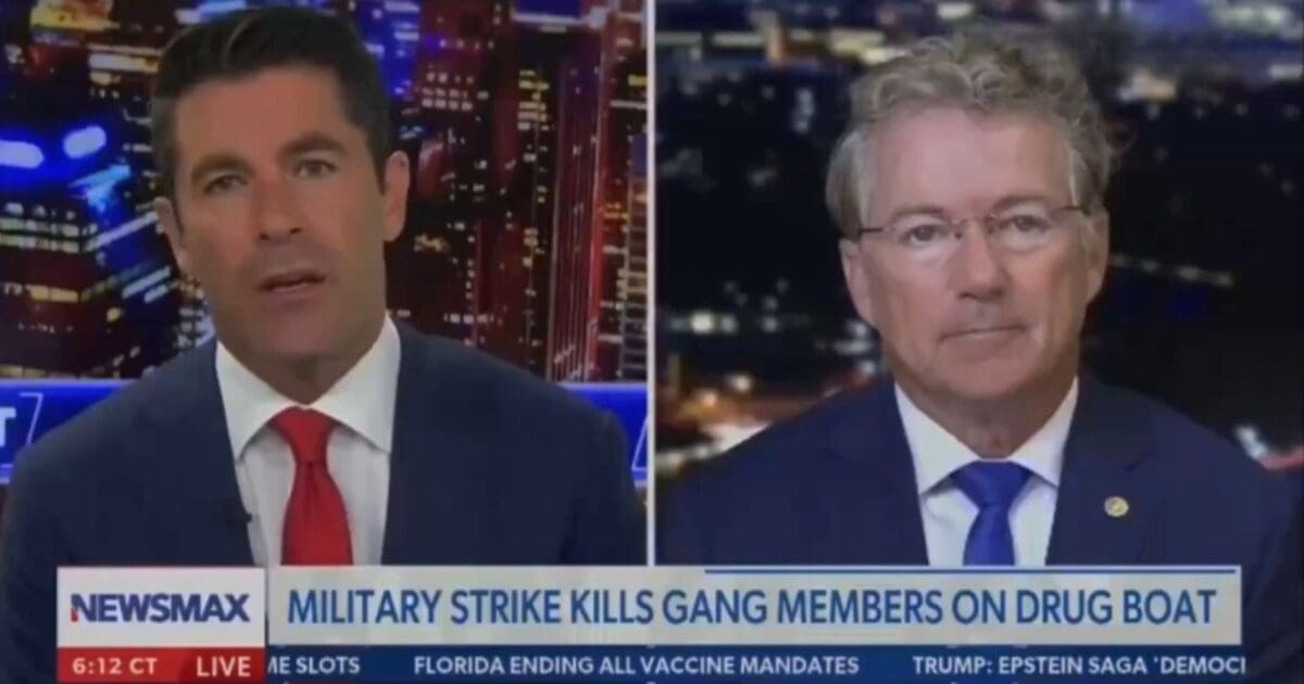 WATCH: Rand Paul Is Upset That Trump Blew Up That Drug Cartel Boat * 100PercentFedUp.com * by Noah